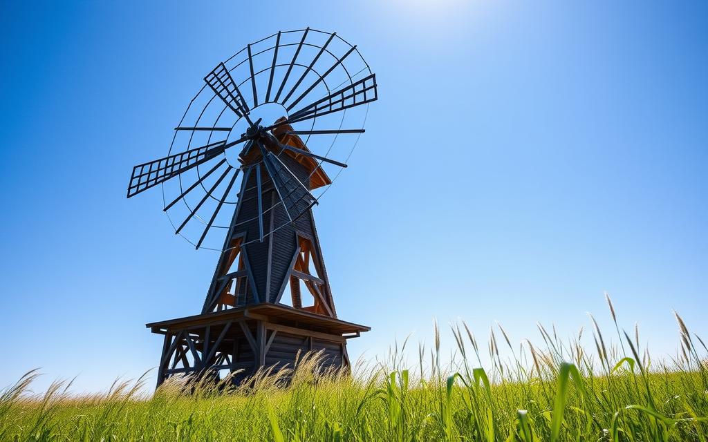 Halladay self-regulating windmill